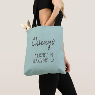 Chicago GPS koordiniert Breitengrad