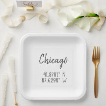 Chicago GPS koordiniert Breitengrad