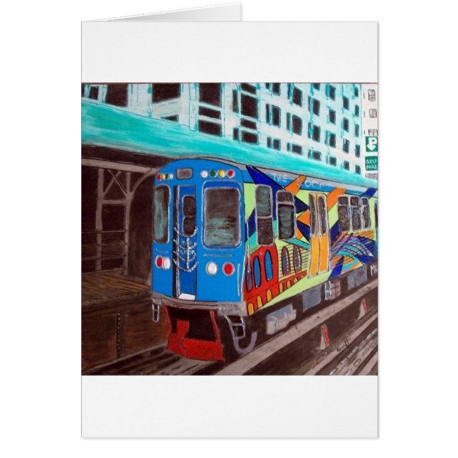 Chicago Graffiti El Train (Vorne)