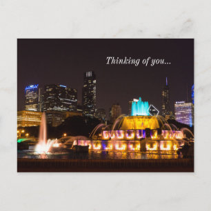 Chicago Grant Park denken an Sie Postkarte