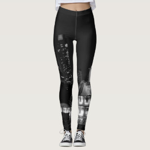 Chicago Grant Park Graustufe Leggings