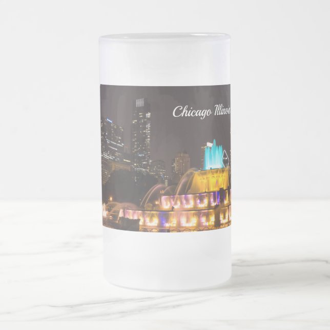 Chicago Grant Park Mattierte Tasse (Mittel)
