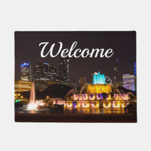 Chicago Grant Park Welcome Doormat Fußmatte