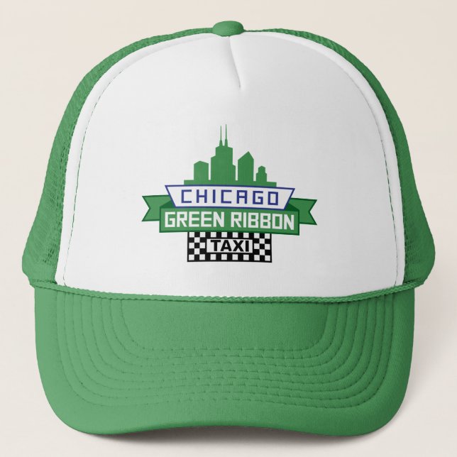 Chicago Green Ribbon Taxi Logo - Fan Art  Truckerkappe (Vorderseite)