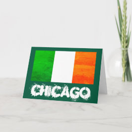 Chicago Green Spirit - Irische Feier Dankeskarte