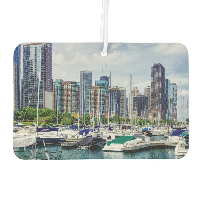 Chicago Harbor Autolufterfrischer (Rückseite)