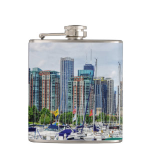 Chicago Harbor Flachmann