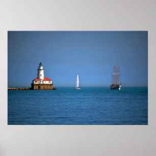 Chicago Harbor Poster