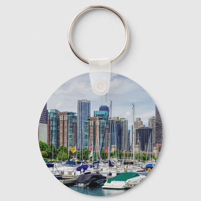 Chicago Harbor Schlüsselanhänger (Vorderseite)
