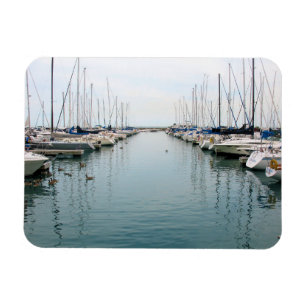 Chicago Harbor - Segelboot - Magnet