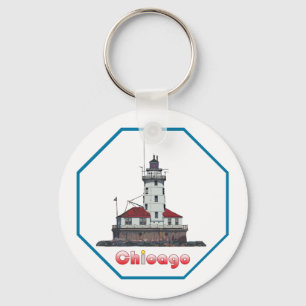 Chicago Harbour Light Schlüsselanhänger
