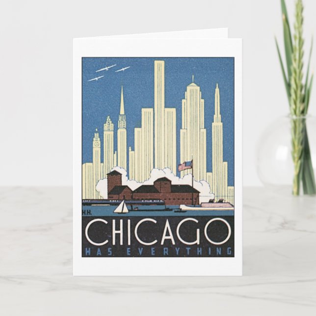 Chicago hat alles karte (Vorderseite)