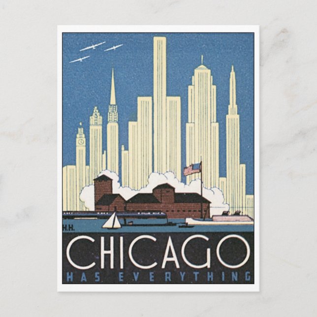 Chicago hat alles postkarte (Vorderseite)