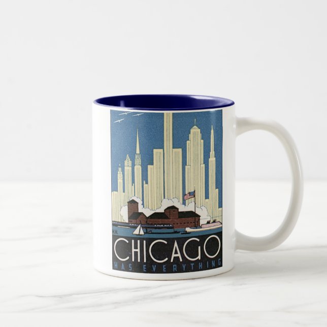 Chicago hat alles zweifarbige tasse (Rechts)