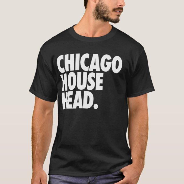 Chicago-Haus-Kopf T-Shirt (Vorderseite)