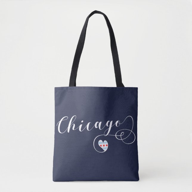 Chicago Heart Grocertasche, Illinois (Vorderseite)