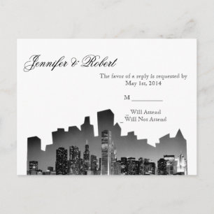 Chicago Hochzeit in Urlaubsort UAWG Postcard Einladungspostkarte