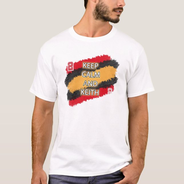 CHICAGO-Hockey-Fans - behalten Sie Ruhe und T-Shirt (Vorderseite)
