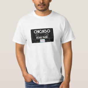 Chicago House Music Cassette (schwarz) T-Shirt