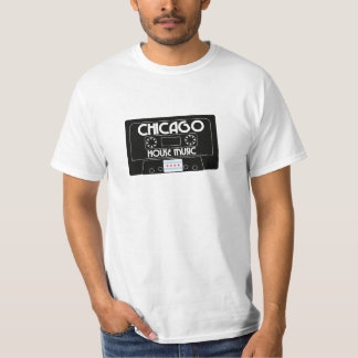 Chicago House Music Cassette (schwarz) T-Shirt
