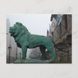 Chicago Icons, Art Institute Lion Postkarte