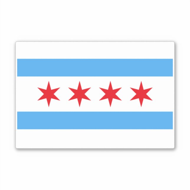 CHICAGO, IL AUFKLEBER (Vorderseite)