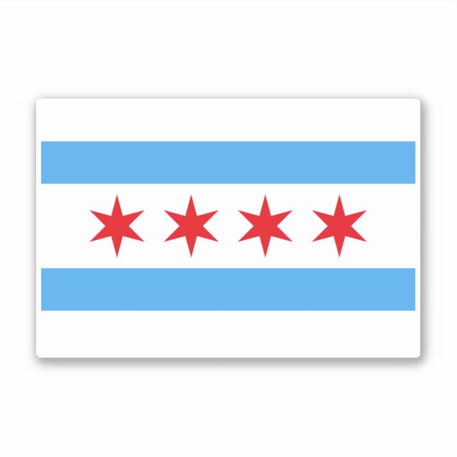 CHICAGO, IL AUFKLEBER (Vorderseite)