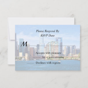 Chicago IL - Aussicht Vom Lake Michigan RSVP Karte