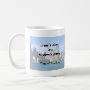 Chicago IL - Blick auf den Lake Michigan Kaffeetasse