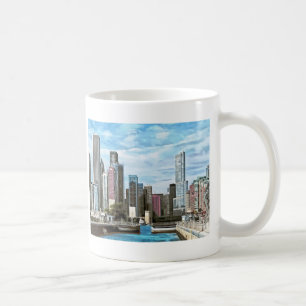 Chicago IL - Chicago Harbor Schleuse Kaffeetasse