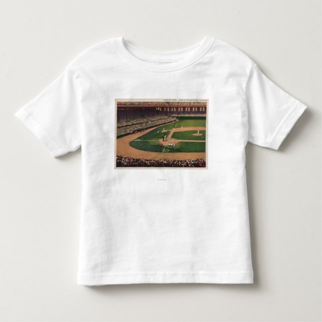 Chicago, IL - Comiskey Park, Zuhause-Platte, Kleinkind T-shirt (Vorderseite)