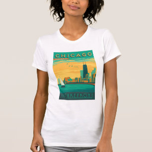 Chicago, IL - Genießen Sie das Seeufer T-Shirt