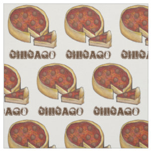 CHICAGO IL Illinois Pepperoni Deep Dish Pizza Food Stoff