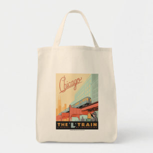 Chicago, IL - 'L'-Zug Tragetasche