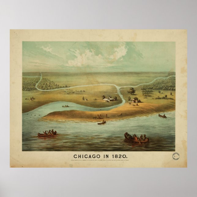Chicago, Illinois (1820) Poster (Vorne)