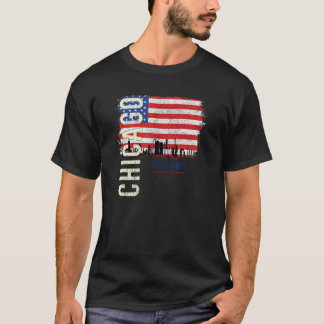 Chicago Illinois Amerika Usa T-Shirt