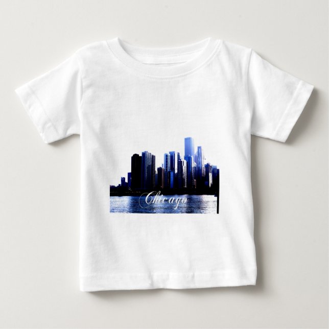 Chicago Illinois Baby T-shirt (Vorderseite)