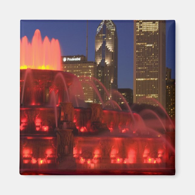 Chicago, Illinois, Buckingham Fountain Magnet (Vorne)