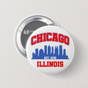 Chicago, Illinois Button
