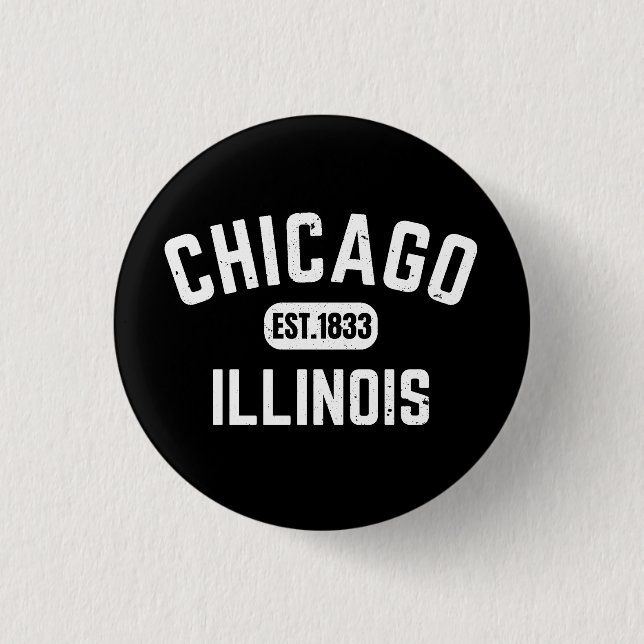 Chicago Illinois Button (Vorderseite)