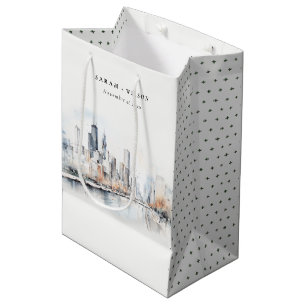 Chicago, Illinois City Scape Mittlere Geschenktüte