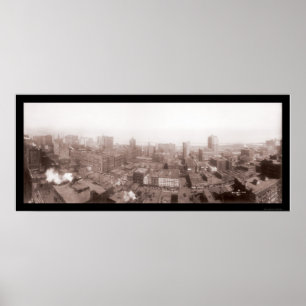Chicago Illinois Foto 1912 Poster