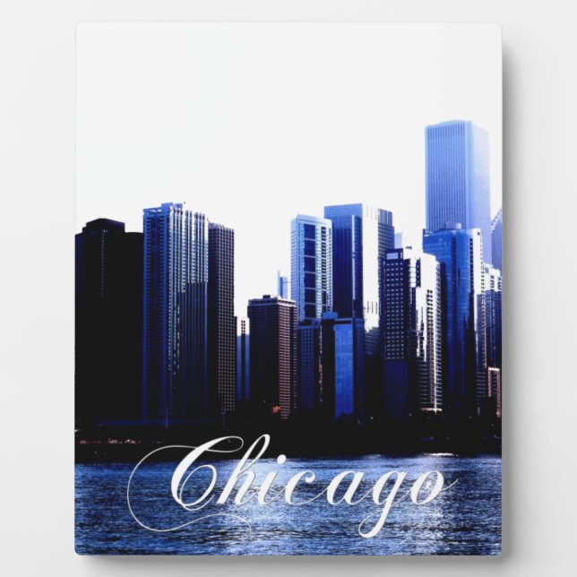 Chicago Illinois Fotoplatte (Vorderseite)