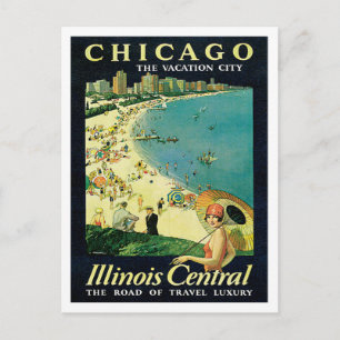 Chicago Illinois IL US Vintage Postkarte