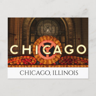 Chicago, Illinois ( IL) Vereinigte Staaten USA Postkarte