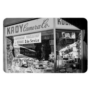 Chicago Illinois Kady Camera Co Store Window in de Magnet