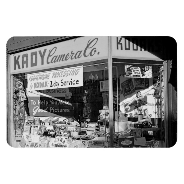 Chicago Illinois Kady Camera Co Store Window in de Magnet (Horizontal)