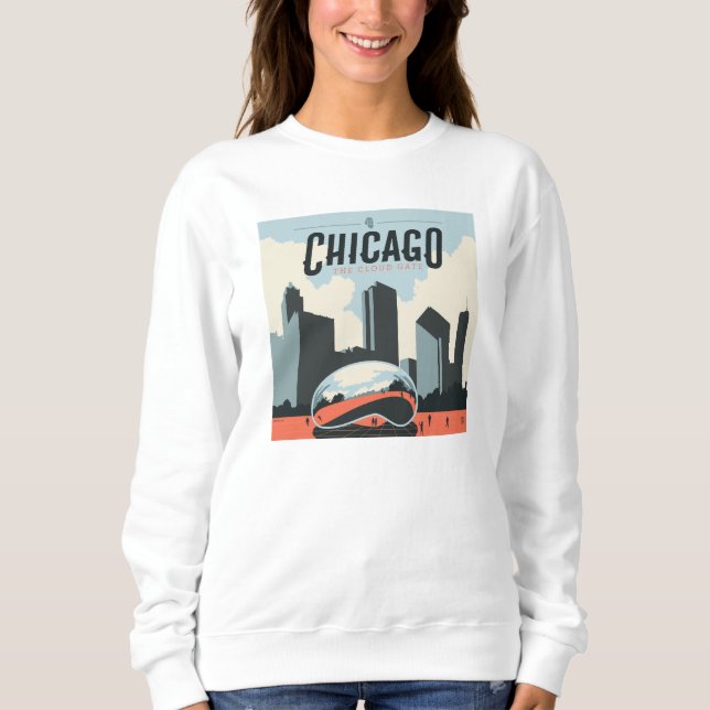 Chicago, Illinois | Millennium Park Sweatshirt (Vorderseite)