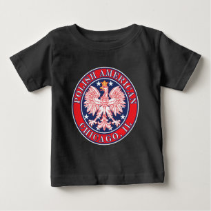 Chicago Illinois Polish Baby T-shirt