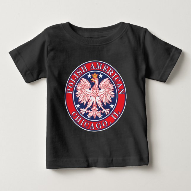 Chicago Illinois Polish Baby T-shirt (Vorderseite)
